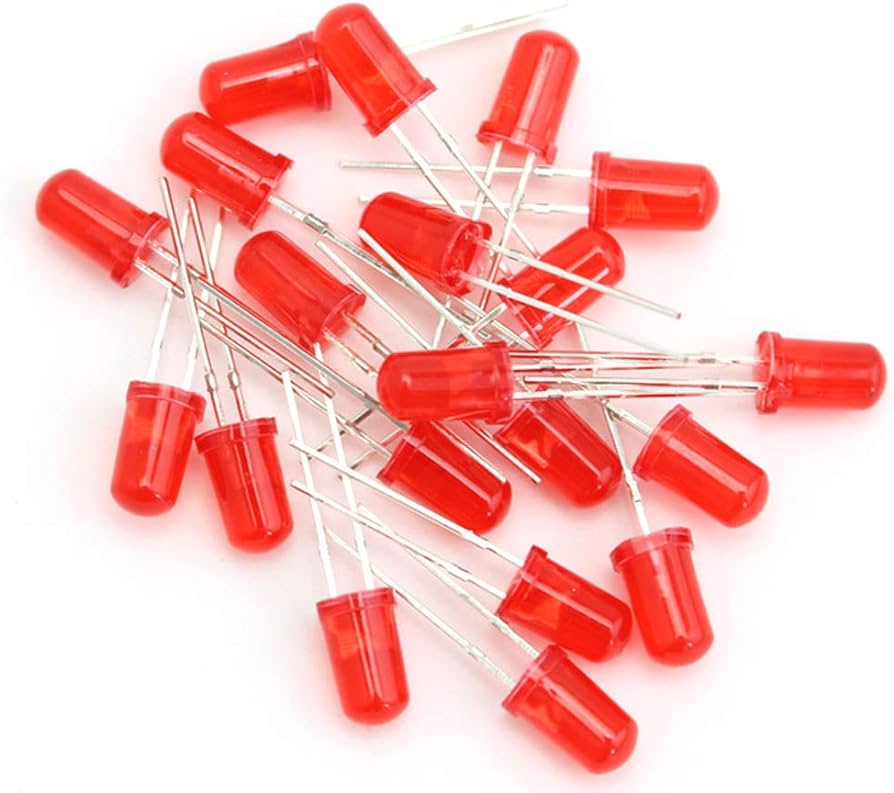 5mm Led Diode Red (pack of 100)