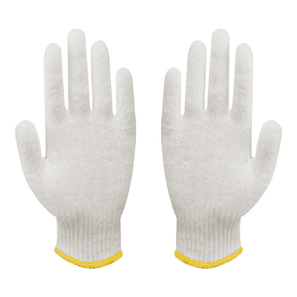 Bleached Cotton Gloves - 400 Grams/Dozen