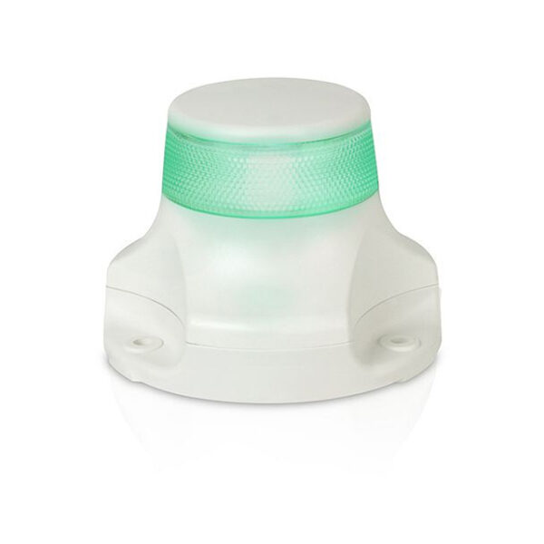 LAMP,NAVIGATION:GREEN,WHITE BASE:2NM,12V/24VDC,IP67;NAVILED 360 PRO