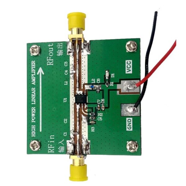 G2-004 2.4GHZ 400M-2700MHZ 1W Broadband RF Power Amplifier for WIFI Bluetooth Amateur Radio RF2126