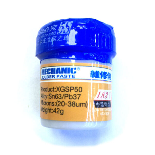 XGSP50 Solder Paste Sn63/Pb37 42G