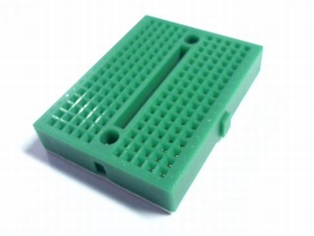 MINI SOLDERLESS BREADBOARD (34X45MM) GREEN