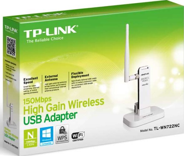 150Mbps High Gain Wireless USB Adapter