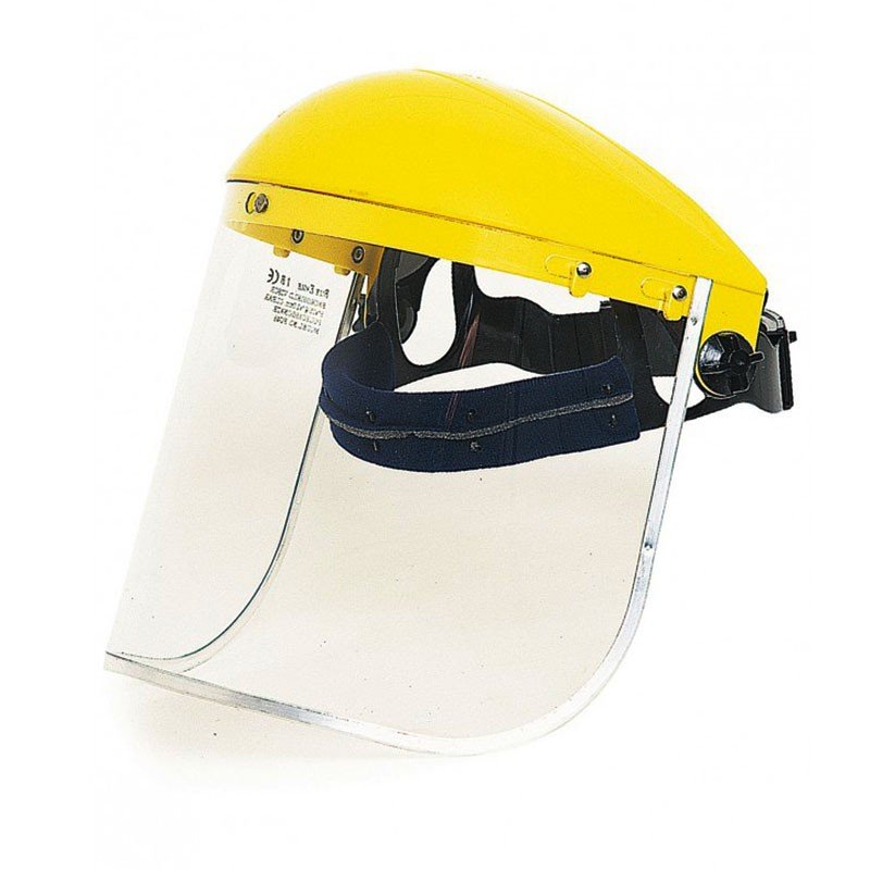 Face Shield visor with ratchet head gear ( FS1112)