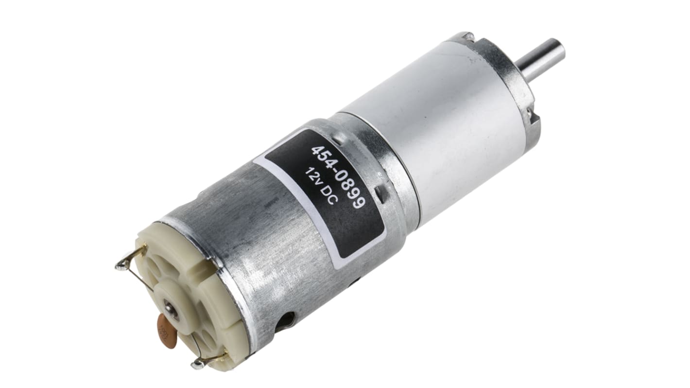 454-0899 12 V 4.5 Ã¢â€ â€™ 15 V dc 12000 gcm Brushed DC Geared Motor Output Speed 24 rpm