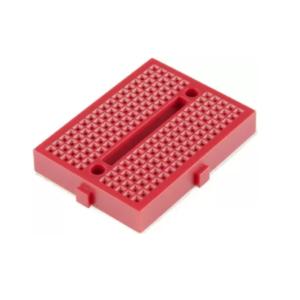 MINI SOLDERLESS BREADBOARD (34X45MM) RED