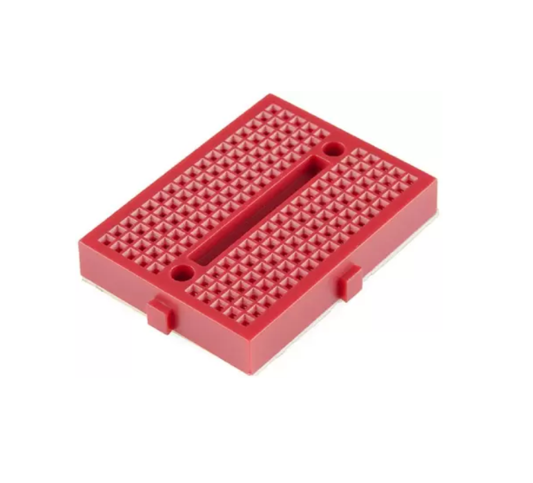 MINI SOLDERLESS BREADBOARD (34X45MM) RED